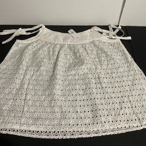 @@@@ GAP @@@@Strappy blouse with embroidered fabric. Size: M